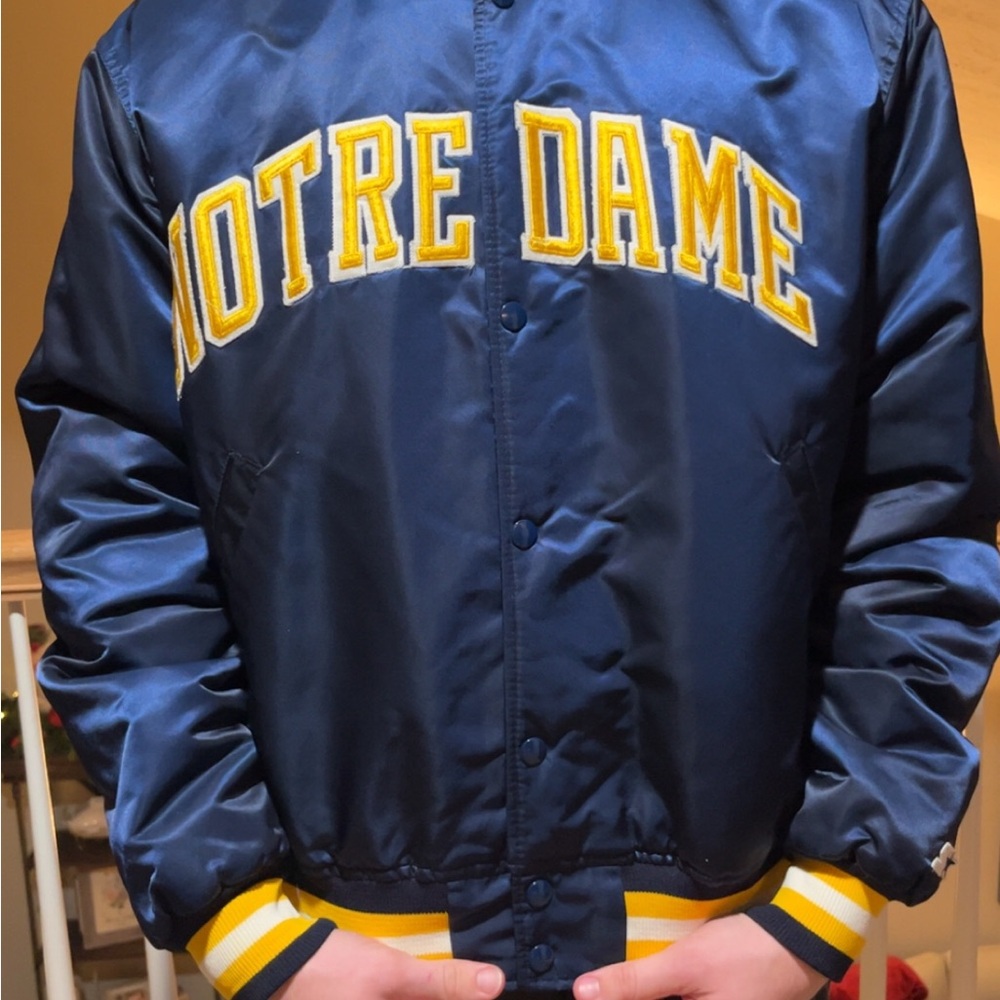 Vintage Notre Dame Starter Jacket
